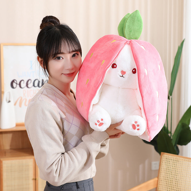 Kawaii Fruit Transfigured Bunny Plush Toy