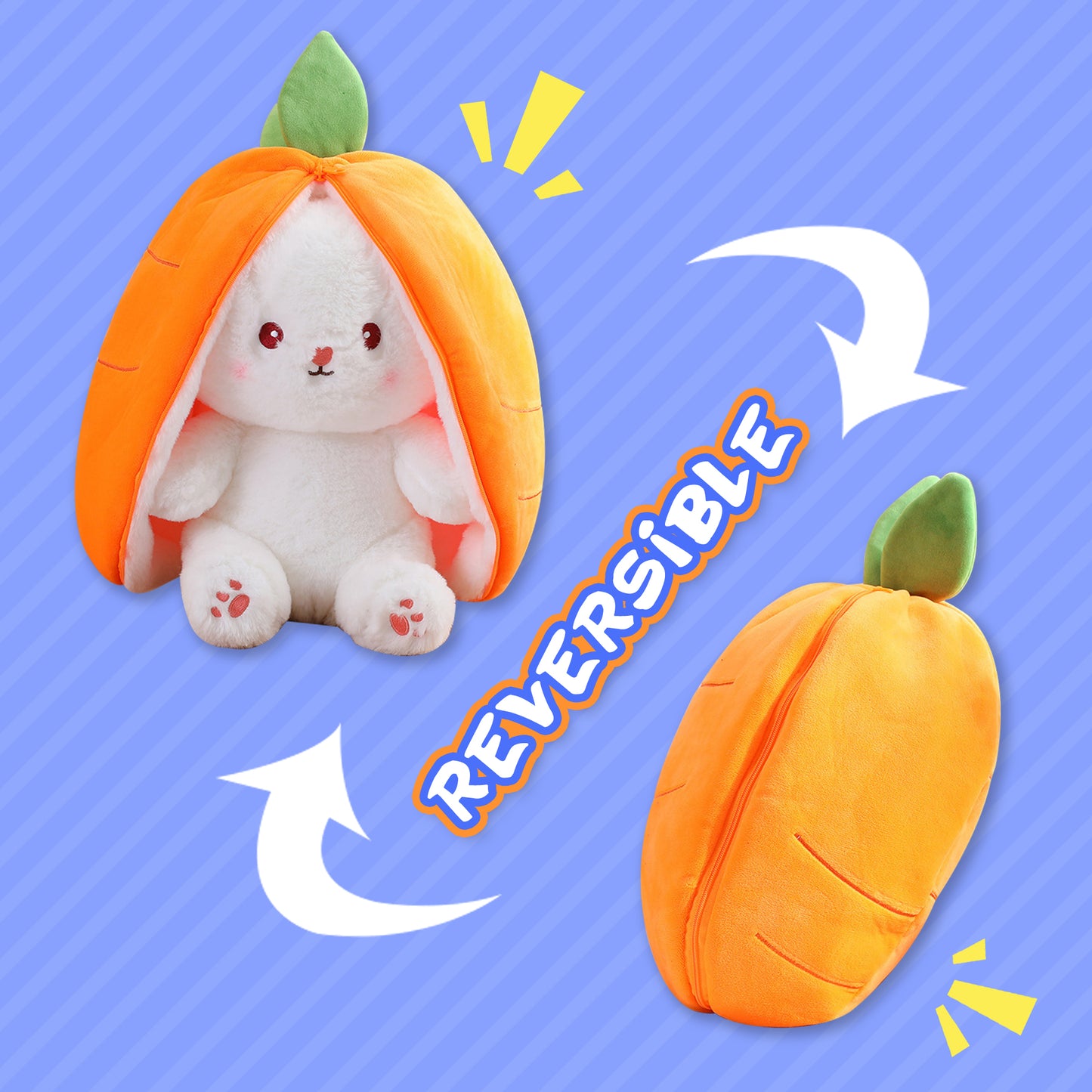 Kawaii Fruit Transfigured Bunny Plush Toy