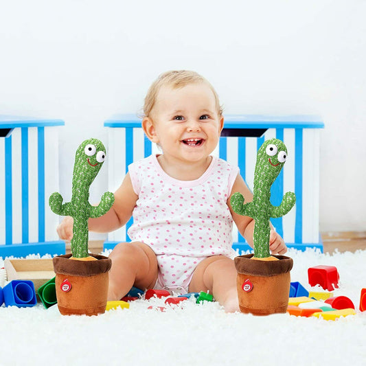 Plush Dancing Cactus with Songs Built-In and a Repeat Function