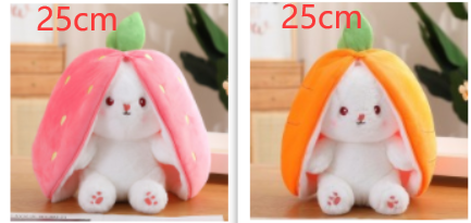 Kawaii Fruit Transfigured Bunny Plush Toy