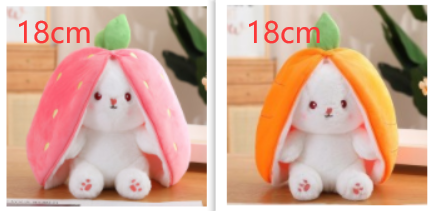 Kawaii Fruit Transfigured Bunny Plush Toy