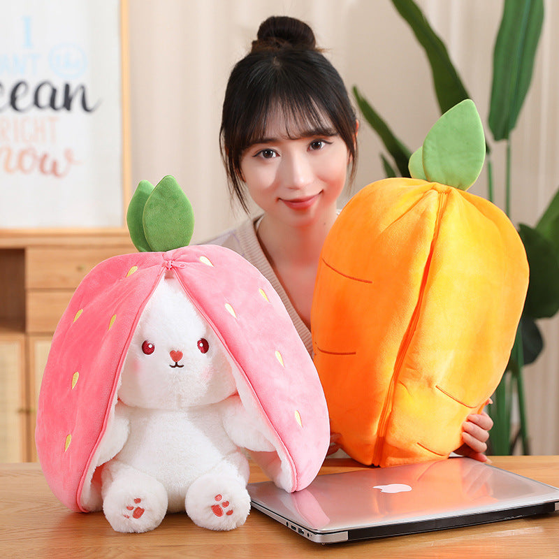 Kawaii Fruit Transfigured Bunny Plush Toy