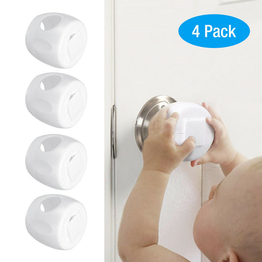 Anti-Collision 4 Pack Baby Door Knob Cover