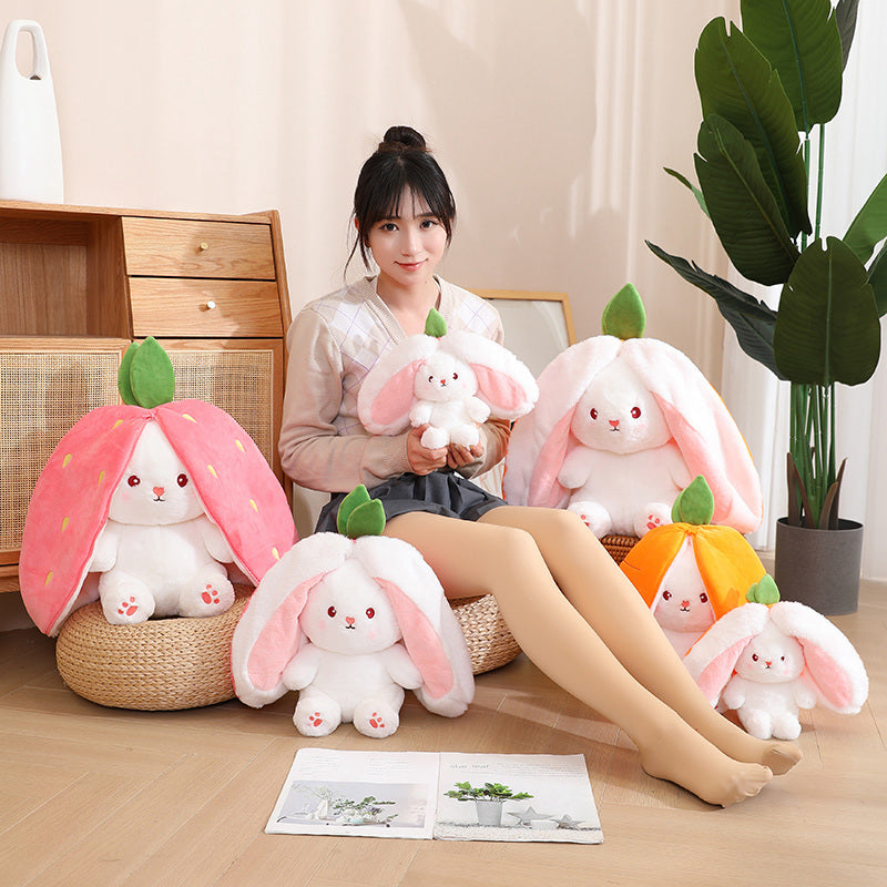 Kawaii Fruit Transfigured Bunny Plush Toy